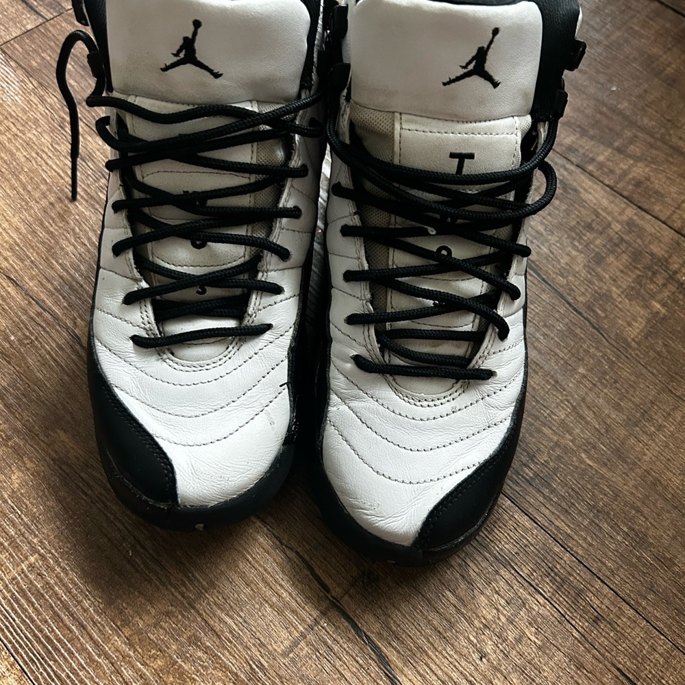 Air Jordan Black and White Sneakers